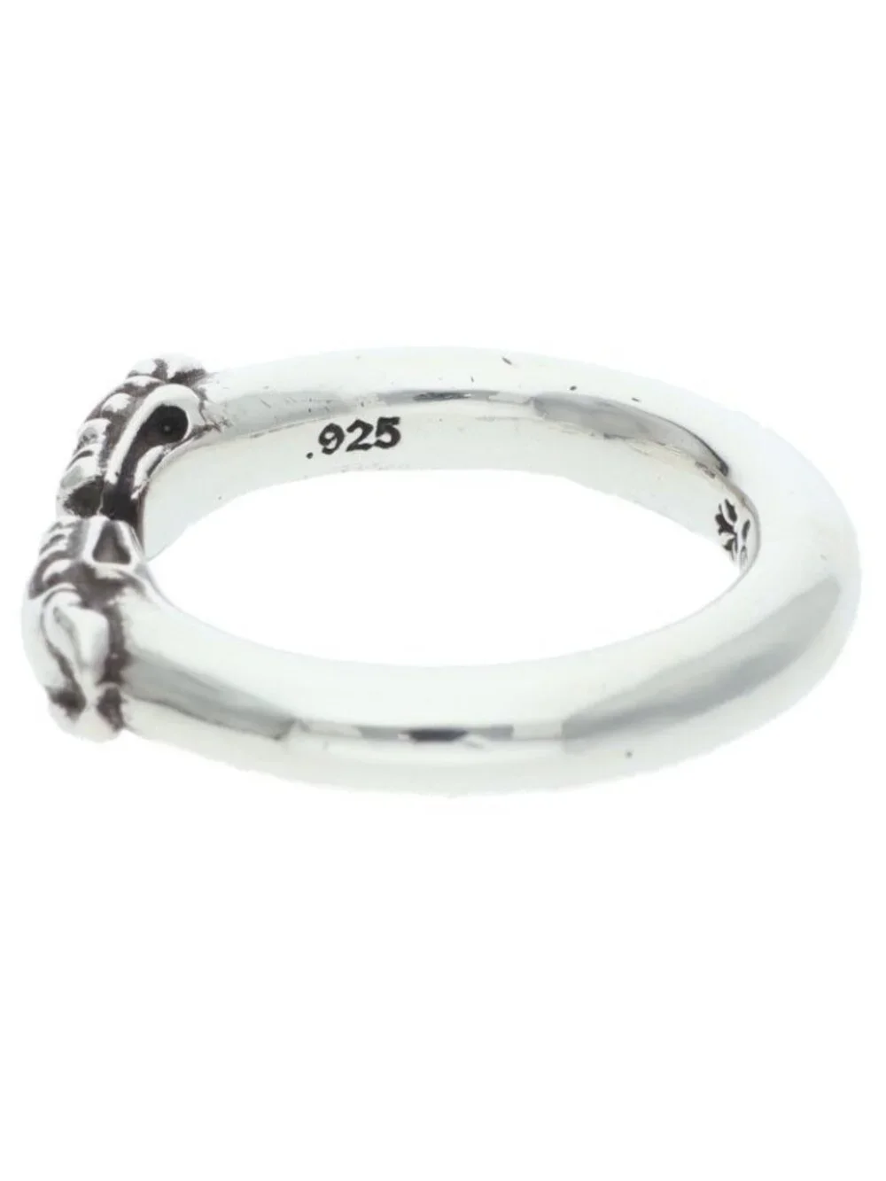 Chrome Hearts Double Dog Ring Dog Silver